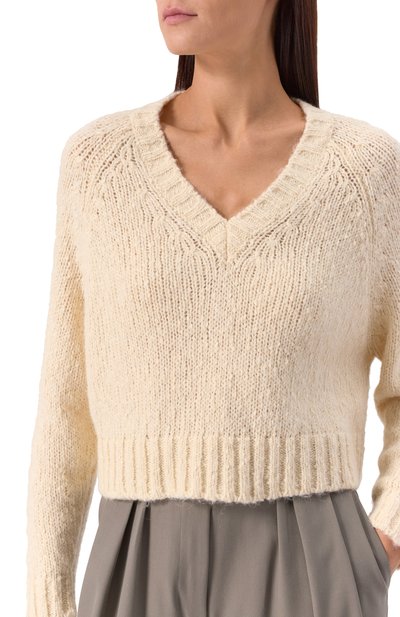 Свитер из хлопка и шерсти WEEKEND MAX MARA, арт. AL0A, фото 5