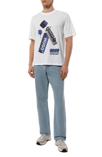 Хлопковая футболка HUGO BLUE, арт. 50528970, фото 2