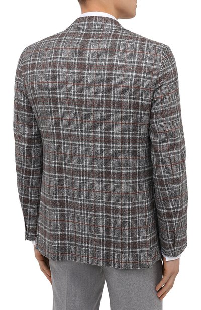 Пиджак из шелка и шерсти ZILLI, арт. MNU-VG2Y-2-D6624/M001, фото 4