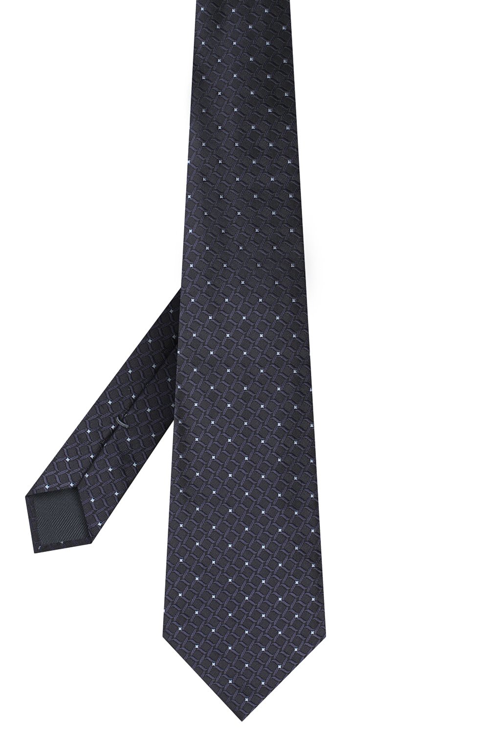 Шелковый галстук ZEGNA темно-синего цвета по цене 23700 руб., арт. Z8D91/1UM, фото 2 Шелковый галстук ZEGNA, арт. Z8D91/1UM, фото 2