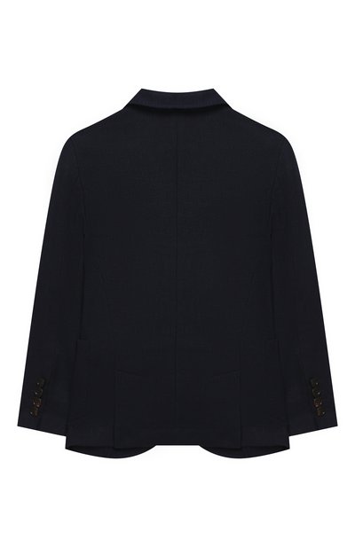 Костюм из льна и шерсти BRUNELLO CUCINELLI темно-синего цвета по цене 126500 руб., арт. BH422A102B, фото 3 Костюм из льна и шерсти BRUNELLO CUCINELLI, арт. BH422A102B, фото 3