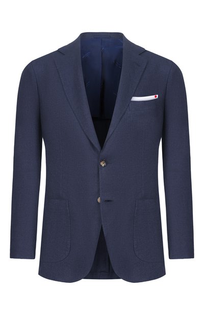Мужской пиджак изо льна и шелка KITON, арт. UG81K0631G