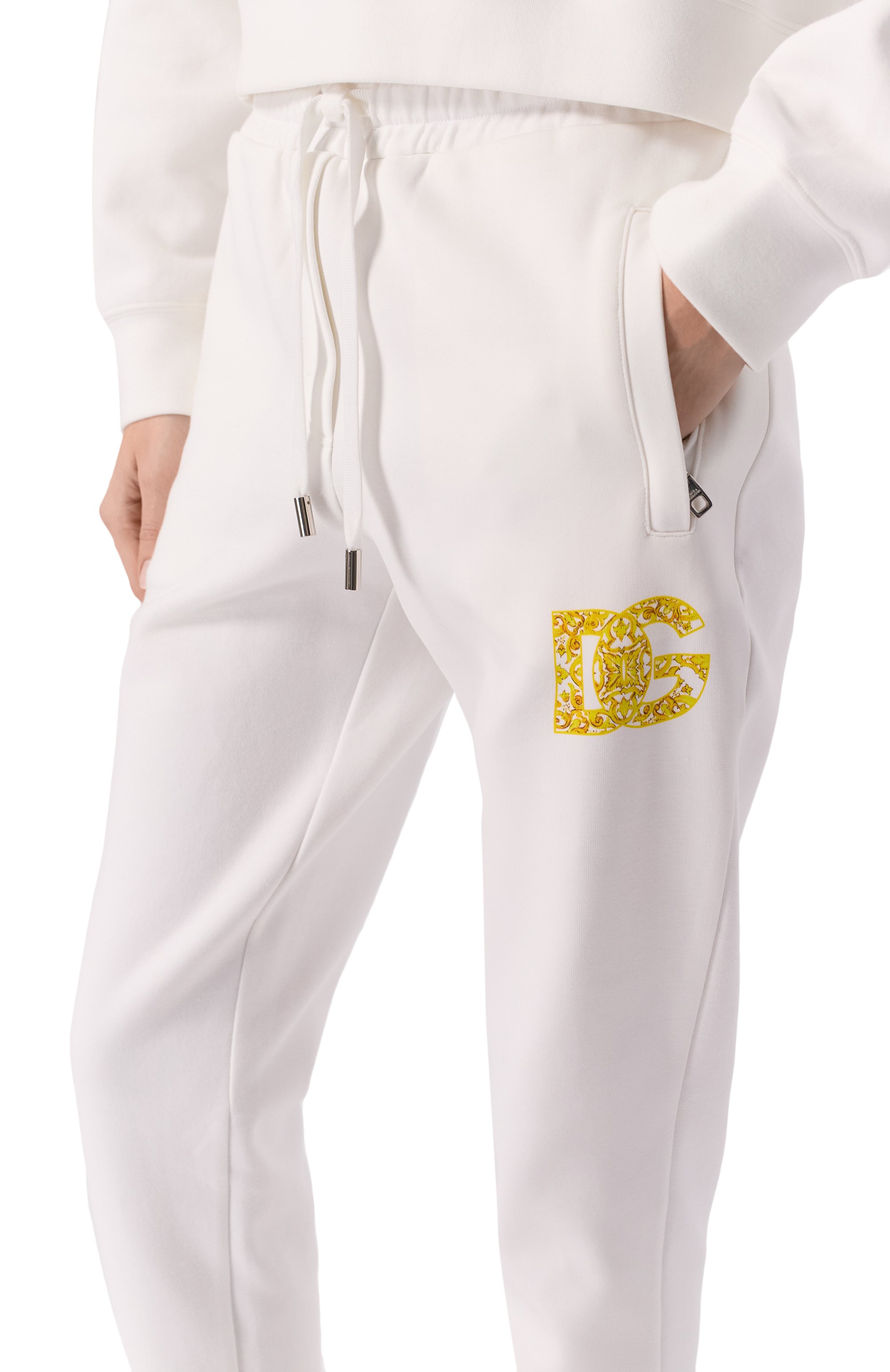 Хлопковые джоггеры DOLCE & GABBANA, арт. FTBX5T/GDBY0, фото 5