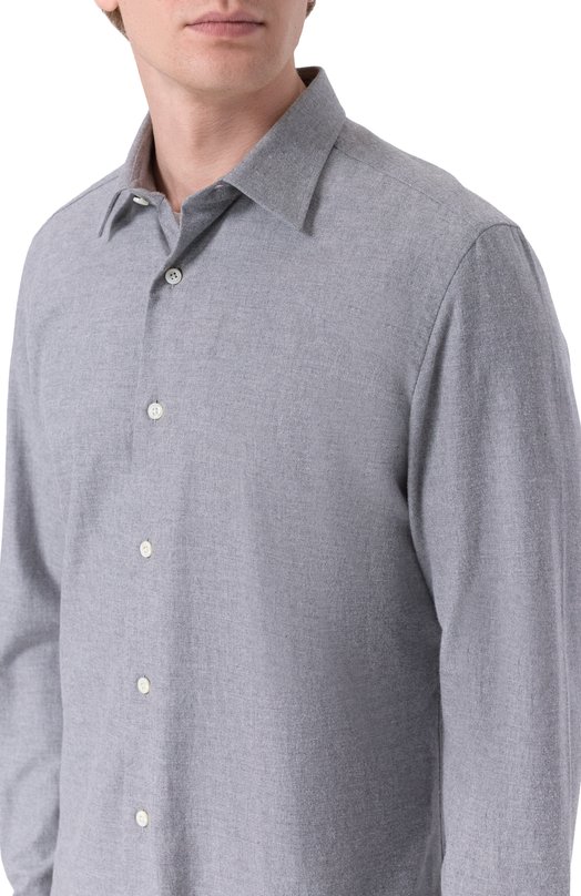 Хлопковая сорочка Giampaolo 908/TS43295 Серый  908/TS43295 Фото 5
