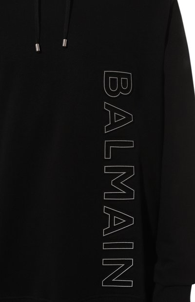 Хлопковое худи BALMAIN, арт. BH1JT046/BC22, фото 5