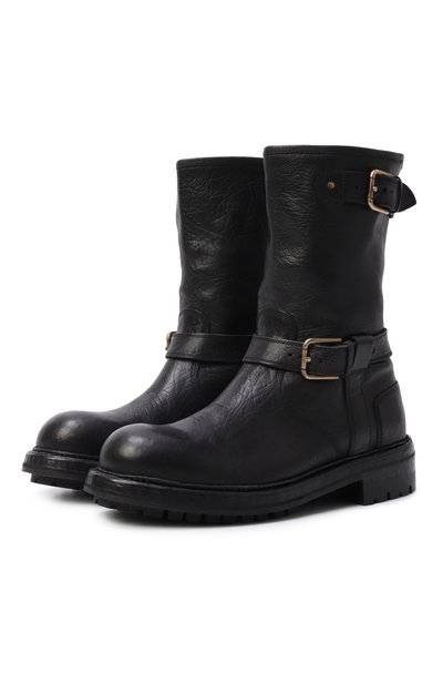 Мужские кожаные сапоги DOLCE & GABBANA, арт. A70032/AW352