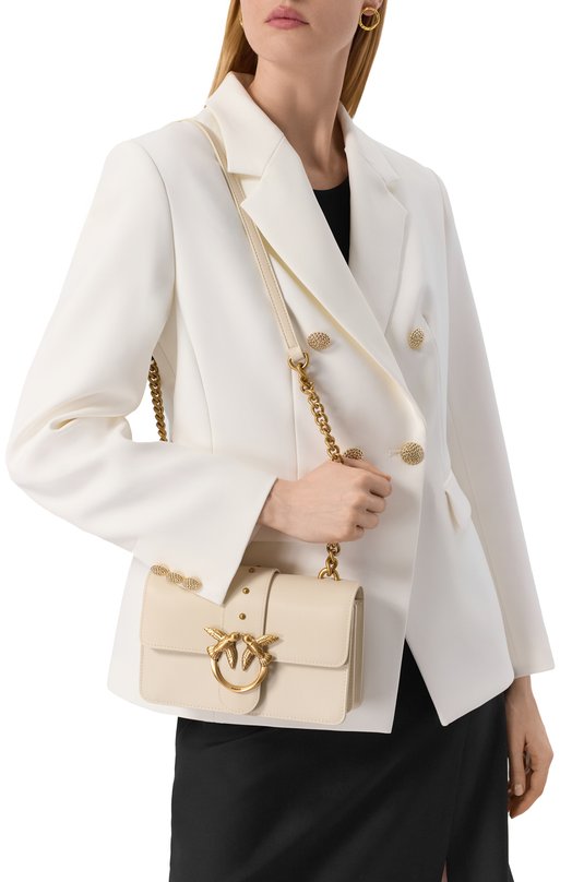 Сумка Love One mini Pinko 100059/A0F1 Кремовый  100059/A0F1 Фото 2