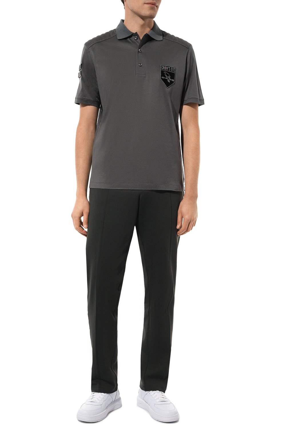 Хлопковое поло CROW’S EYE, арт. L.E.1, фото 2