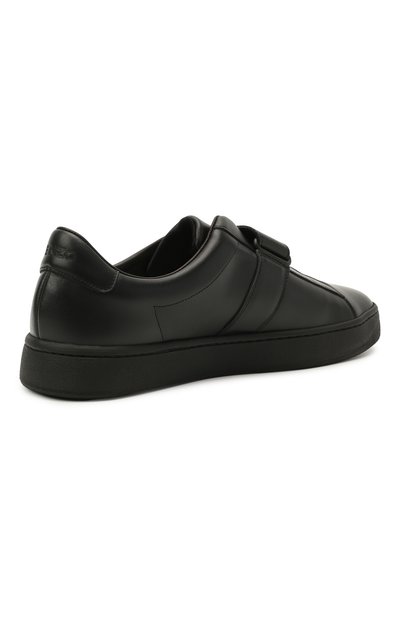 Кожаные кеды KENZO черного цвета по цене 29950 руб., арт. FB55SN270L50, фото 4 Кожаные кеды KENZO, арт. FB55SN270L50, фото 4