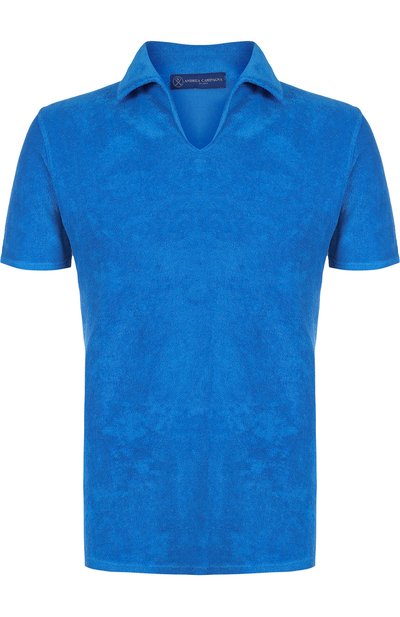 Хлопковое поло с v-образным вырезом ANDREA CAMPAGNA, арт. EUR0/D, фото 1