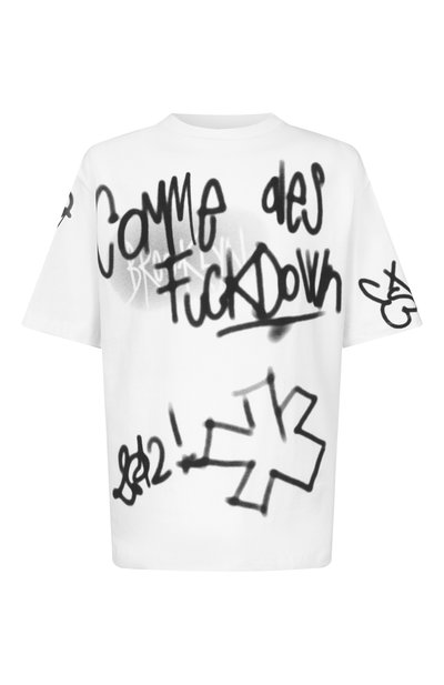 Мужская хлопковая футболка COMME DES FUCKDOWN, арт. CFABM01944