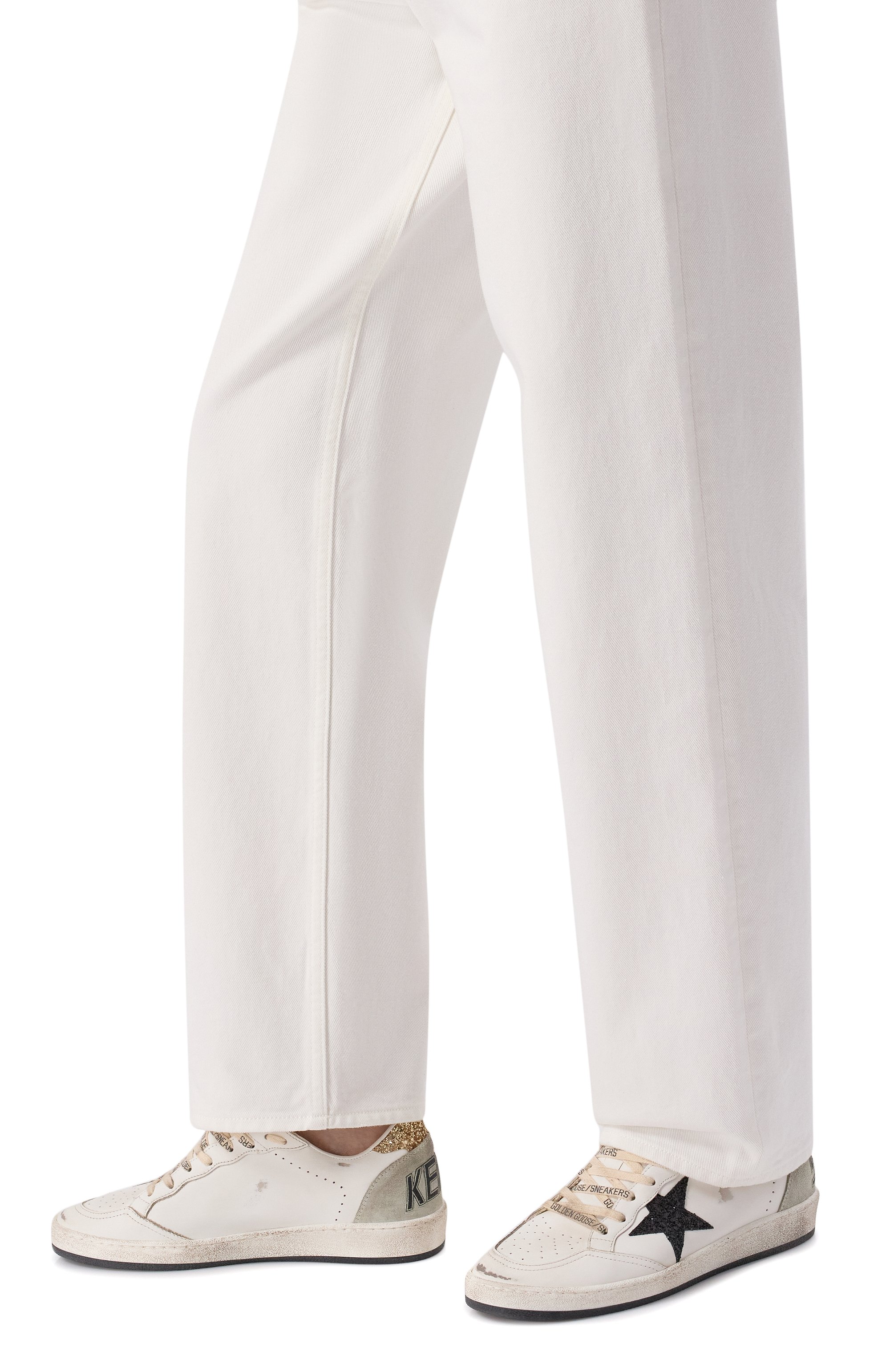 Кожаные кеды ball star GOLDEN GOOSE DELUXE BRAND, арт. GWF00117.F006118, фото 3