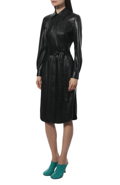 Платье из экокожи BOSS, арт. 50464331, фото 3