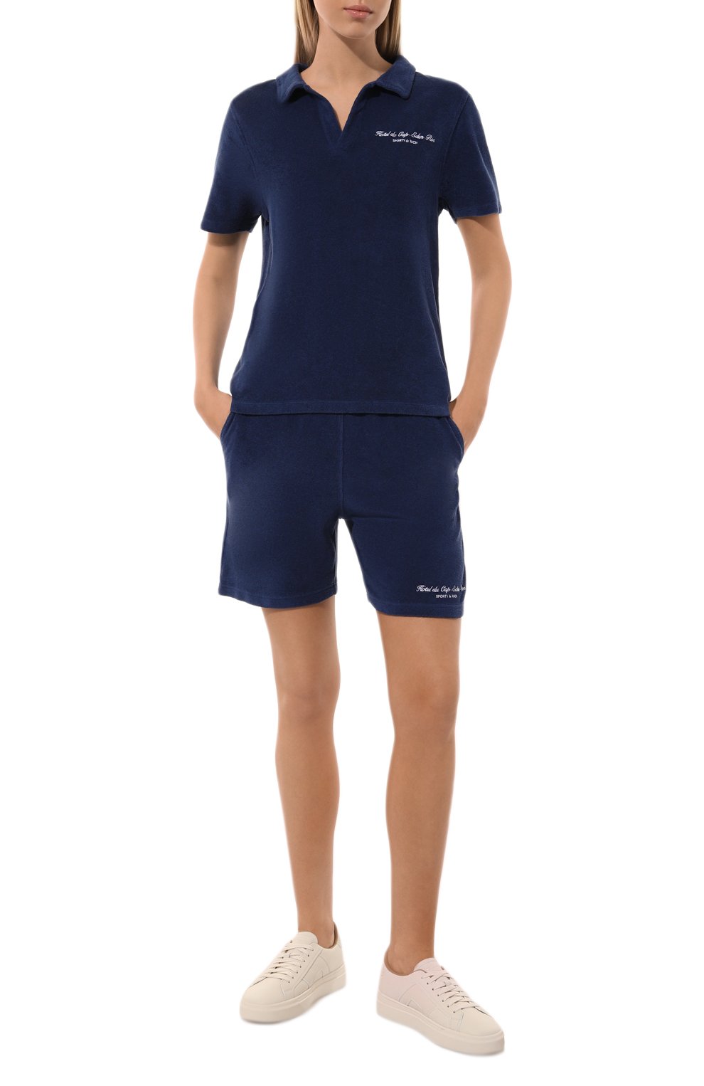 Хлопковые шорты SPORTY AND RICH, арт. SH027501651BL23, фото 2