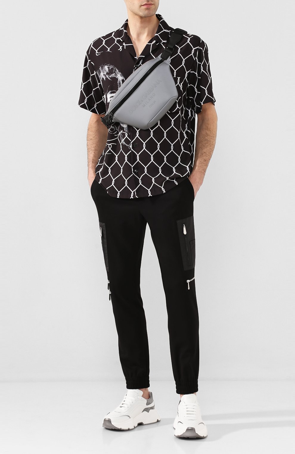Поясная сумка palermo reflector DOLCE & GABBANA, арт. BM1760/AJ640, фото 2