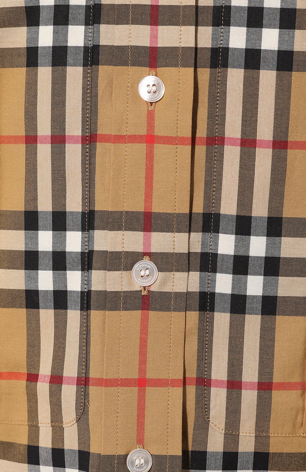 Хлопковая рубашка BURBERRY, арт. 8014011, фото 5