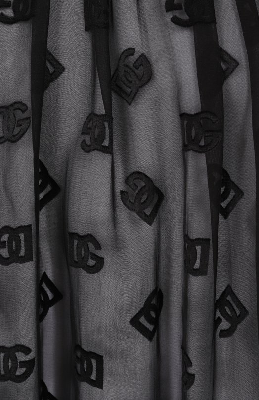 Шелковая блузка Dolce & Gabbana F7AD3T/FJTBR Чёрный  F7AD3T/FJTBR Фото 6