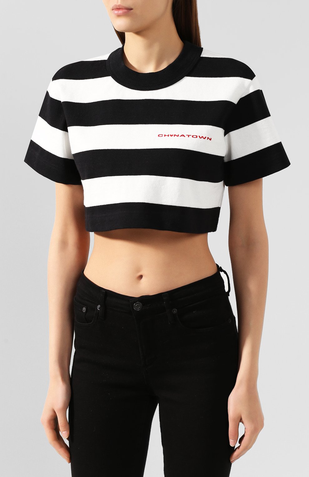 Хлопковый топ ALEXANDER WANG, арт. 1CC2191265, фото 3