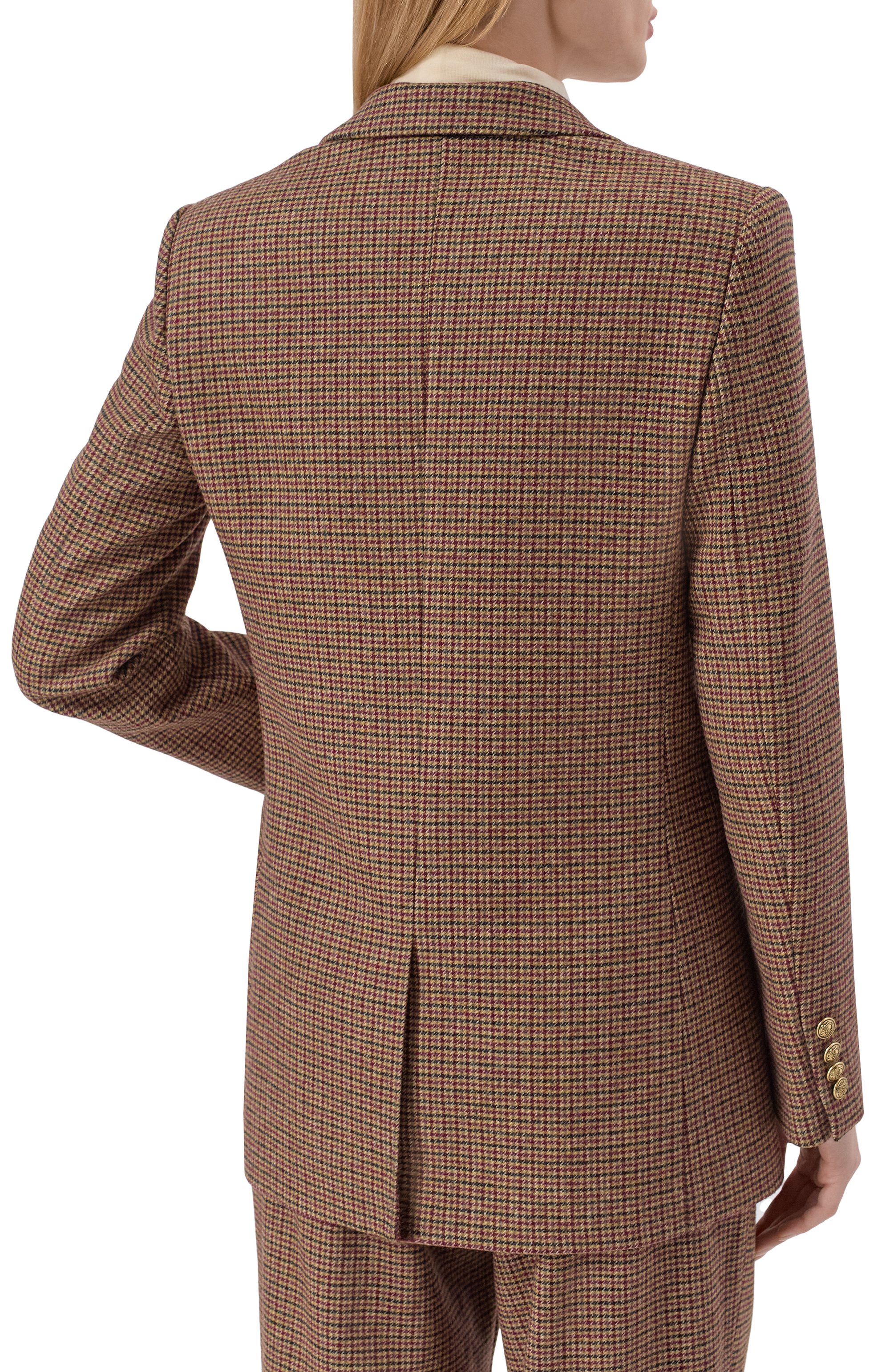 Шерстяной жакет THE KOOPLES коричневого цвета по цене 63100 руб., арт. FVES31013K, фото 4 Шерстяной жакет THE KOOPLES, арт. FVES31013K, фото 4