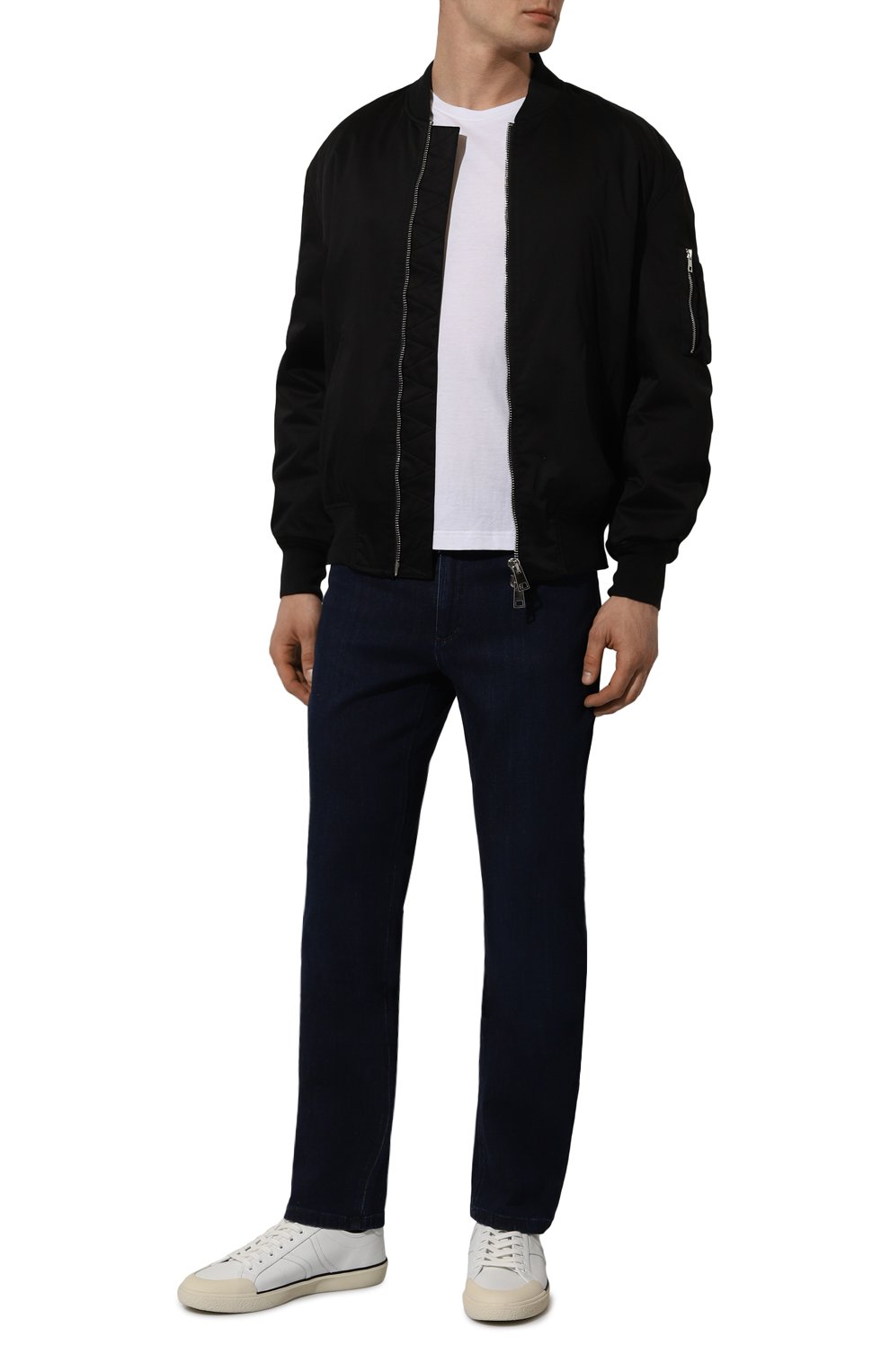 Джинсы slim fit ZILLI темно-синего цвета по цене 142500 руб., арт. J5T002M0460VLA000, фото 2 Джинсы slim fit ZILLI, арт. J5T002M0460VLA000, фото 2