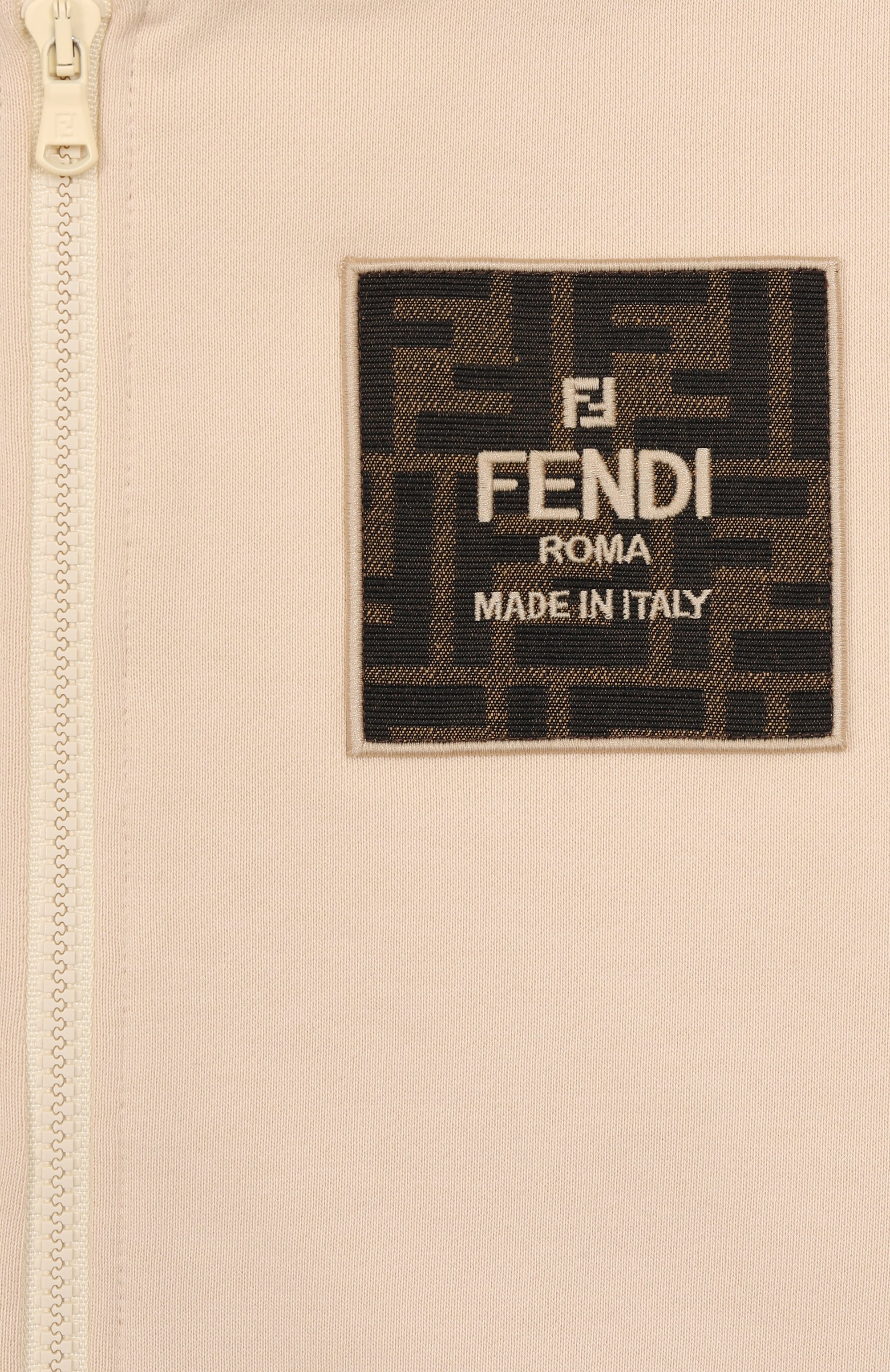 Хлопковая толстовка FENDI, арт. JUH085/5V0/8-12+, фото 3