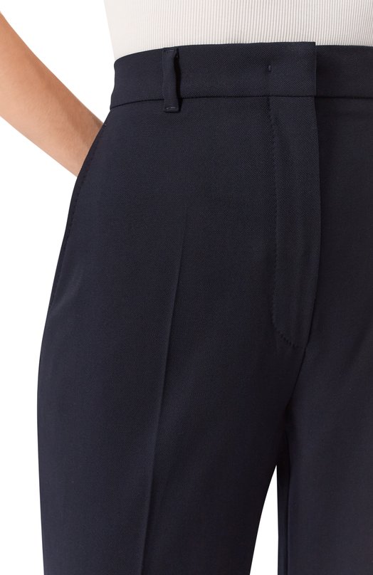 Шерстяные брюки Max Mara Studio QUASAR Синий  QUASAR Фото 5