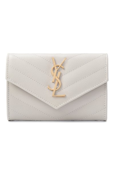 Женский кожаный кошелек monogram SAINT LAURENT, арт. 414404/B0W01