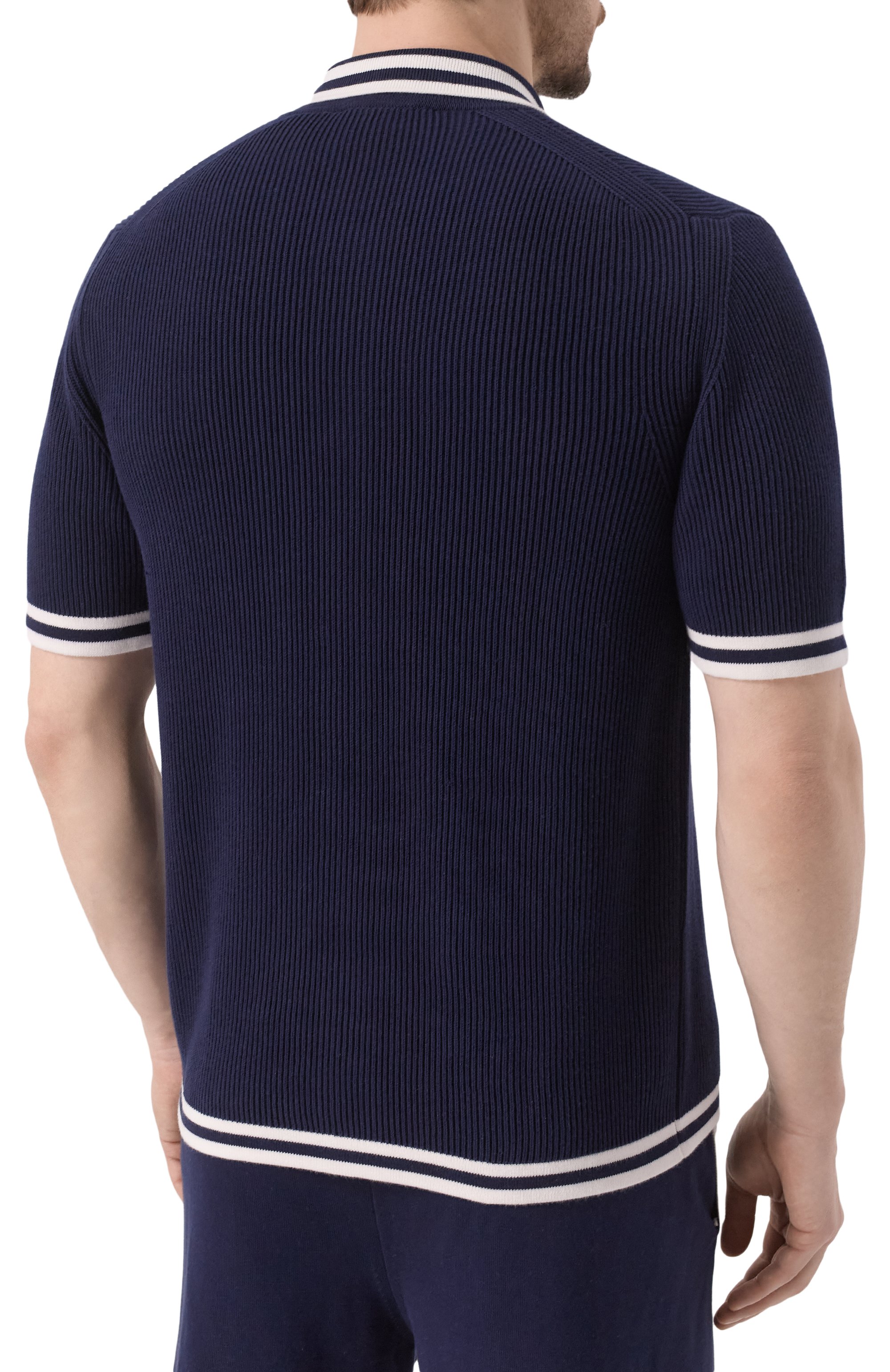 Хлопковая рубашка KITON, арт. UMM064403, фото 4