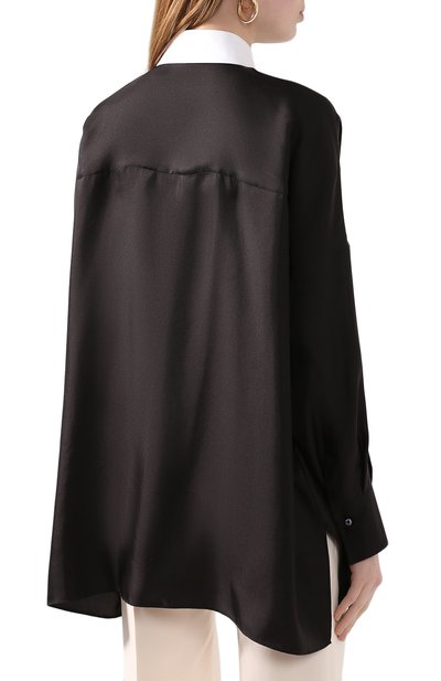 Шелковая рубашка BRUNELLO CUCINELLI, арт. MB953N0806, фото 4
