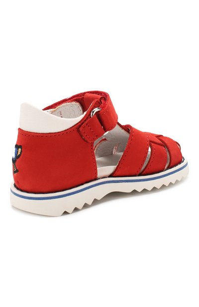 Кожаные сандалии WALKEY красного цвета по цене 11200 руб., арт. Y1B4-40666-0121, фото 3 Кожаные сандалии WALKEY, арт. Y1B4-40666-0121, фото 3