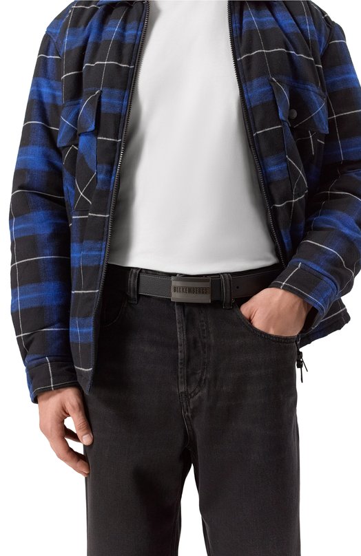 Кожаный ремень Dirk Bikkembergs BKCU01220M Чёрный  BKCU01220M Фото 2