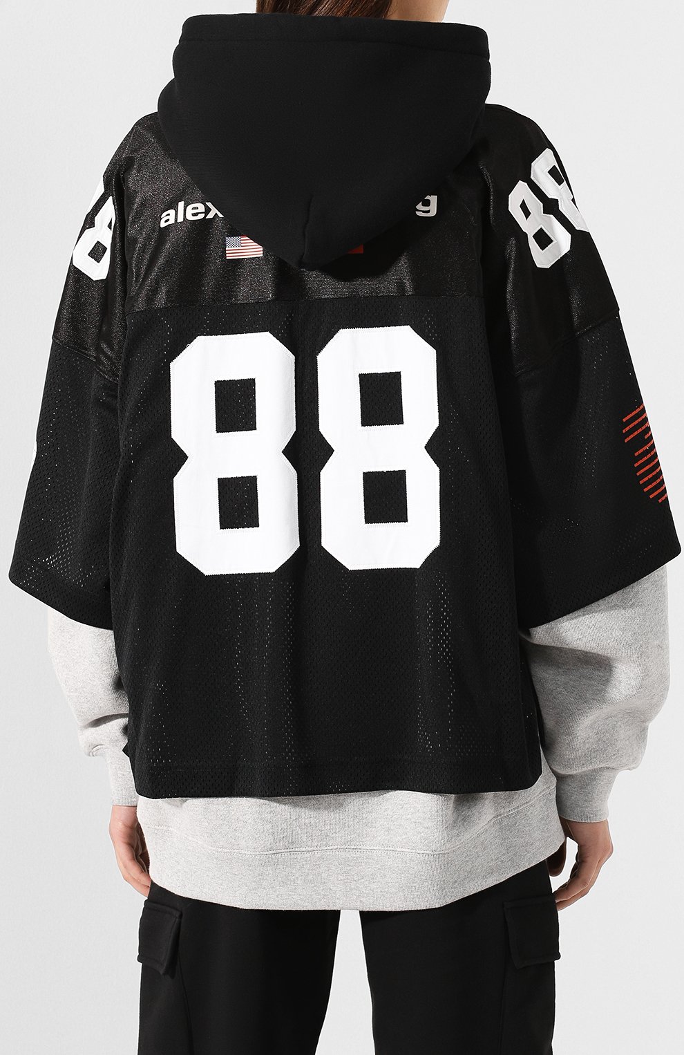 Хлопковое худи ALEXANDER WANG, арт. 1W491161Z1, фото 4
