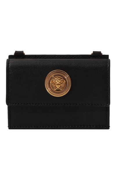 Мужской кожаный футляр для кредитных карт VERSACE, арт. 1007699/1A03190