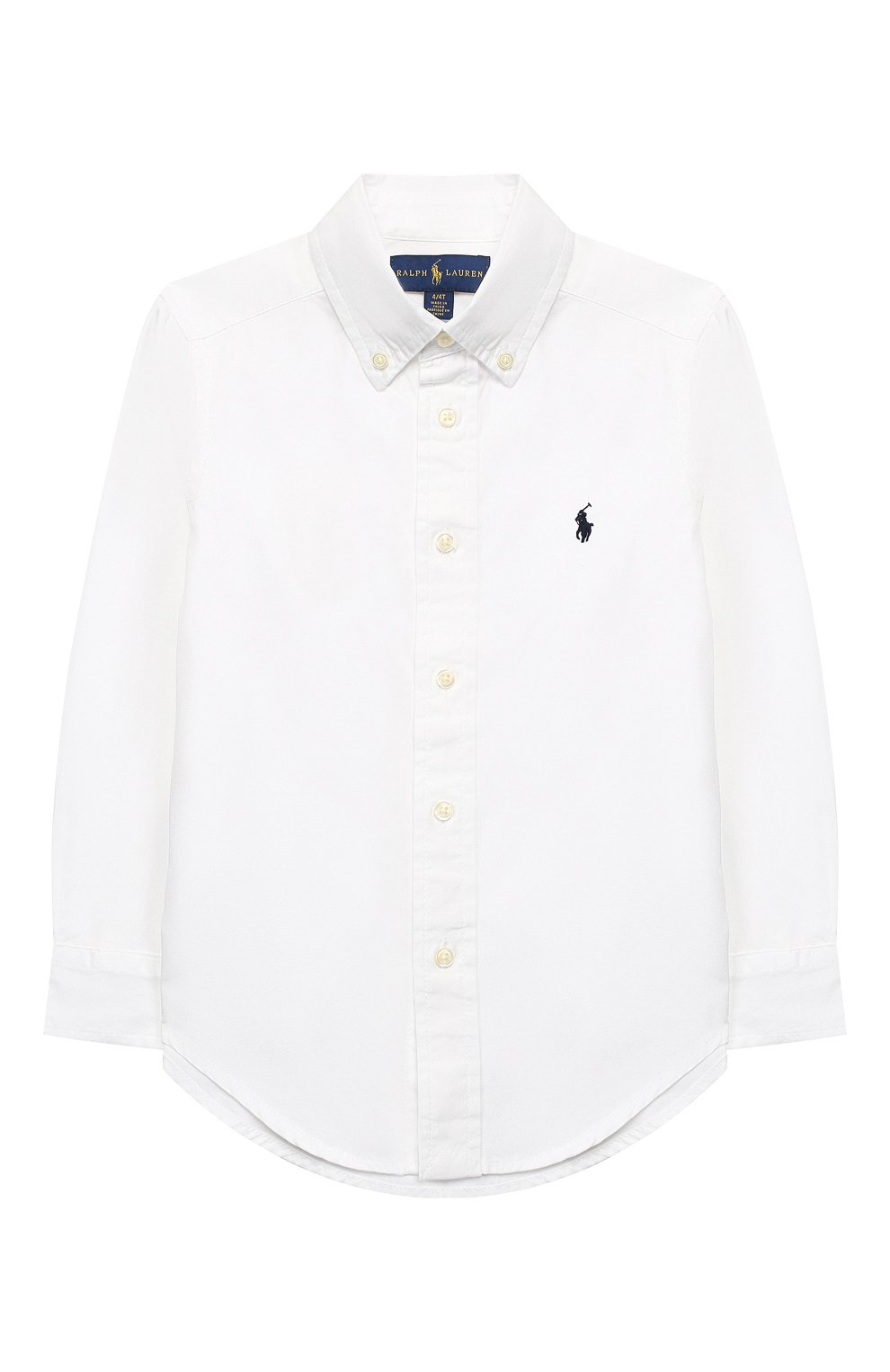 Хлопковая рубашка с воротником button down RALPH LAUREN, арт. 321600259, фото 1