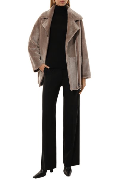 Шуба из овчины MANZONI24, арт. 24M1418-S21/, фото 2