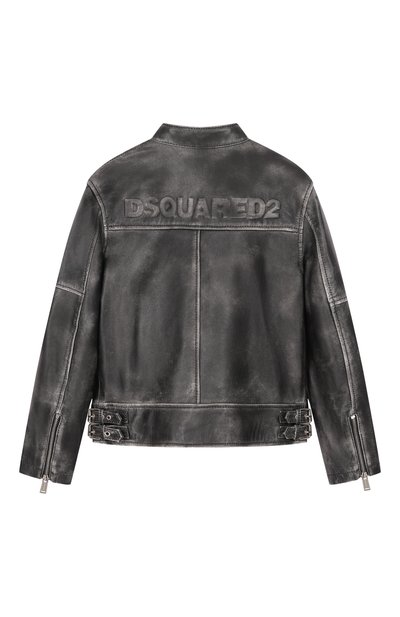 Кожаная куртка DSQUARED2, арт. DQ3047/D0AFA, фото 2