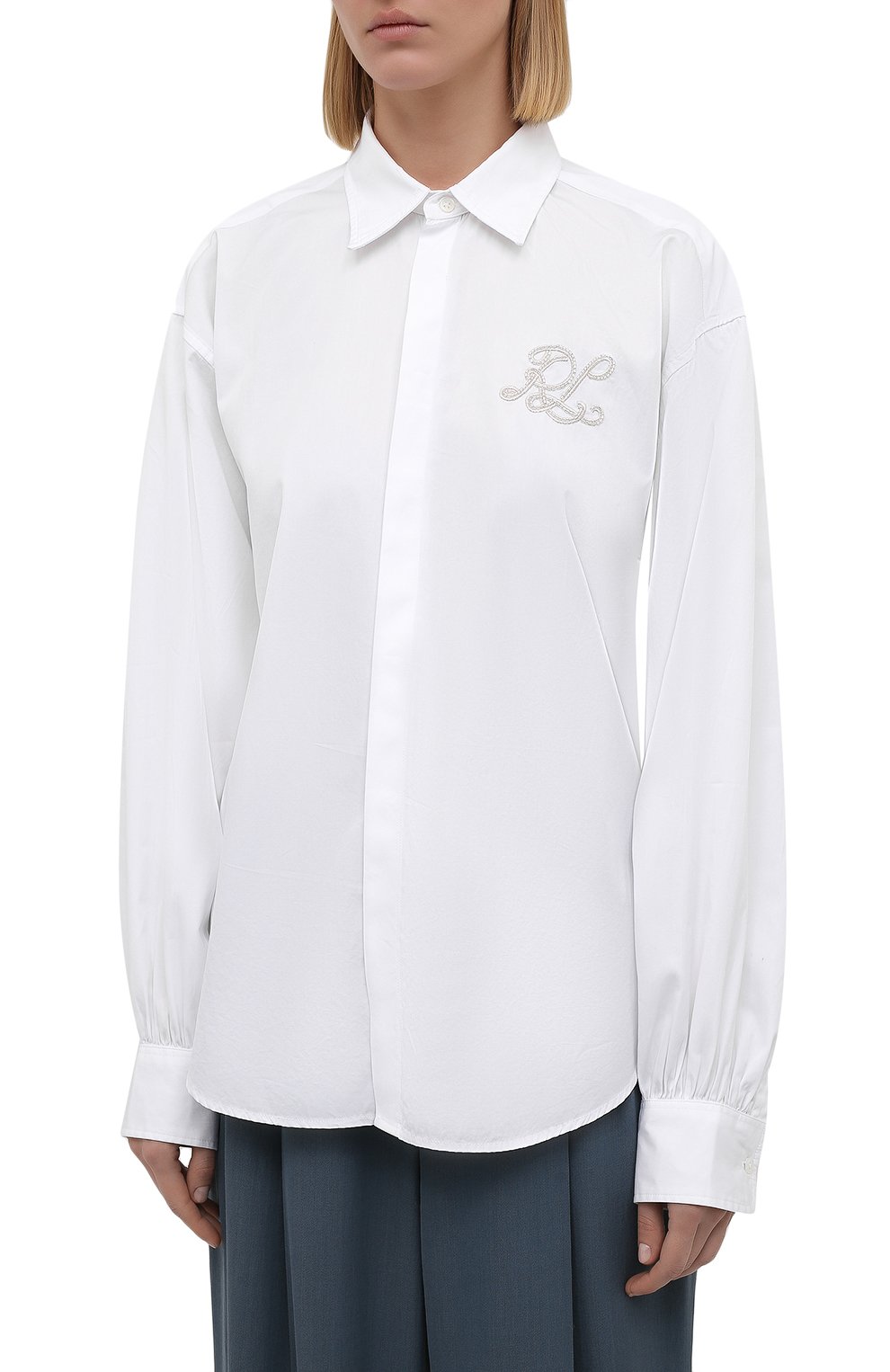 Хлопковая рубашка POLO RALPH LAUREN, арт. 211838909, фото 3