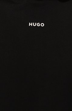 Мужской хлопковый спортивный костюм HUGO черного цвета, арт. 50492581 | Фото 6 (Материал внешний: Хлопок; Материал сплава: Проставлено; Драгоценные камни: Проставлено; Рукава: Длинные; Кросс-КТ: Спорт)