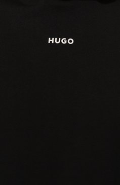 Мужской хлопковый спортивный костюм HUGO черного цвета, арт. 50492581 | Фото 6 (Рукава: Длинные; Кросс-КТ: Спорт; Материал сплава: Проставлено; Материал внешний: Хлопок; Драгоценные камни: Проставлено)