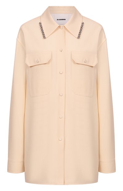 Женская шерстяная рубашка JIL SANDER, арт. J03DL0210/J40291