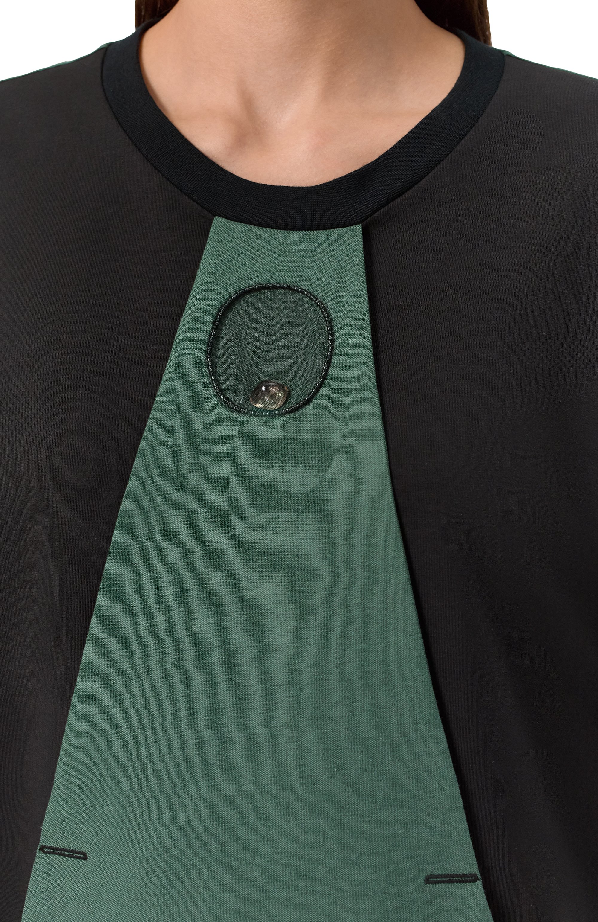 Свитшот из хлопка и льна MIDGARD PARIS, арт. SR6CN-OS-GN, фото 5