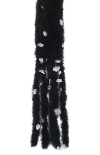 Шарф с отделкой перьями VALENTINO, арт. 6W0EN00F/DRS, фото 4
