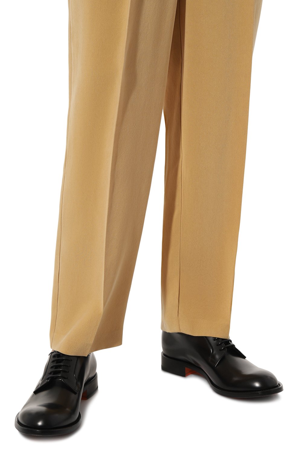 Кожаные дерби SANTONI, арт. WUFL70553BJ2TTV6N01, фото 3