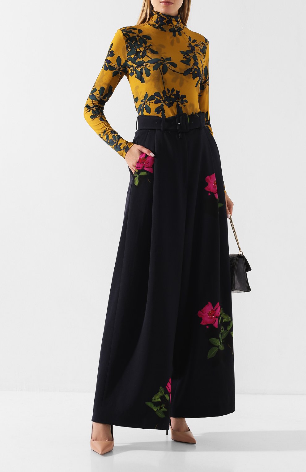 Шерстяные брюки DRIES VAN NOTEN, арт. 192-10942-8428, фото 2