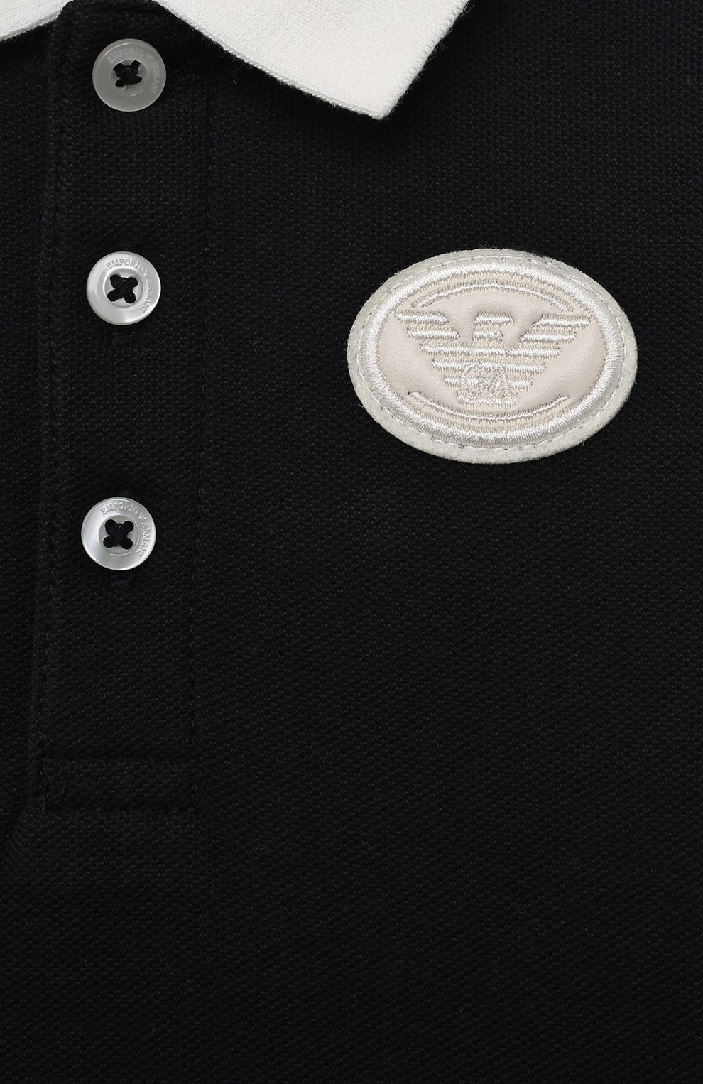 Хлопковое поло EMPORIO ARMANI, арт. 6LHFA2/1JCYZ, фото 3