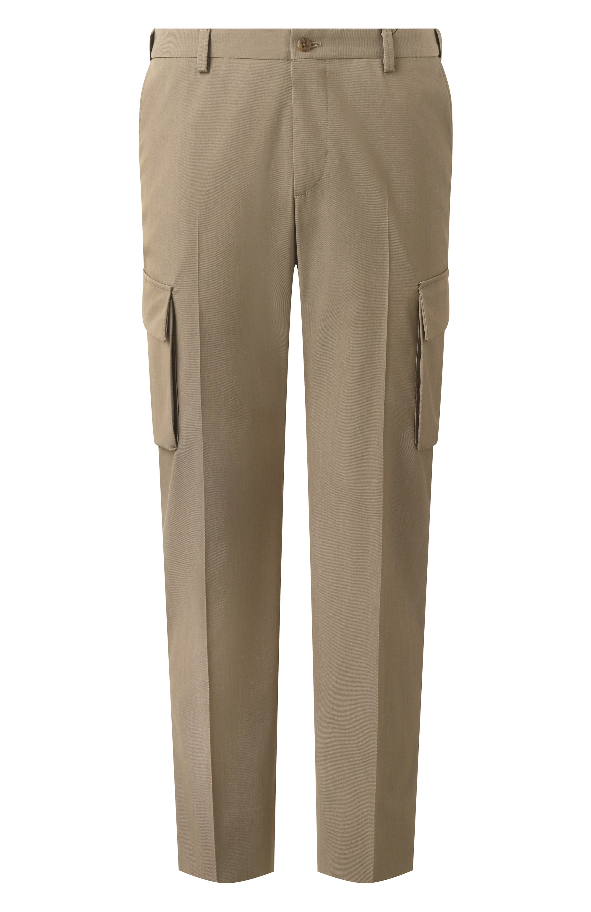 Брюки-карго CORNELIANI темно-бежевого цвета по цене 49600 руб., арт. 254L02-2518518, фото 1 Брюки-карго CORNELIANI, арт. 254L02-2518518, фото 1