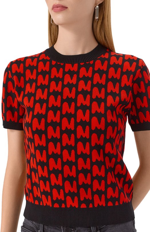 Пуловер из вискозы MSGM 3941MDM216/257786 Красный  3941MDM216/257786 Фото 5