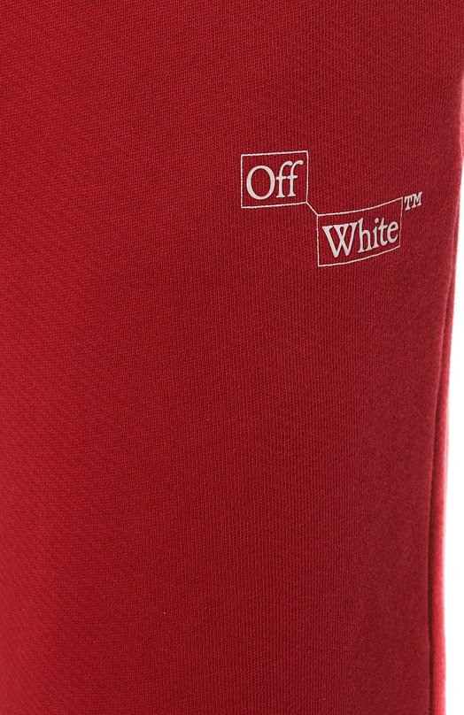 фото Хлопковые брюки off-white