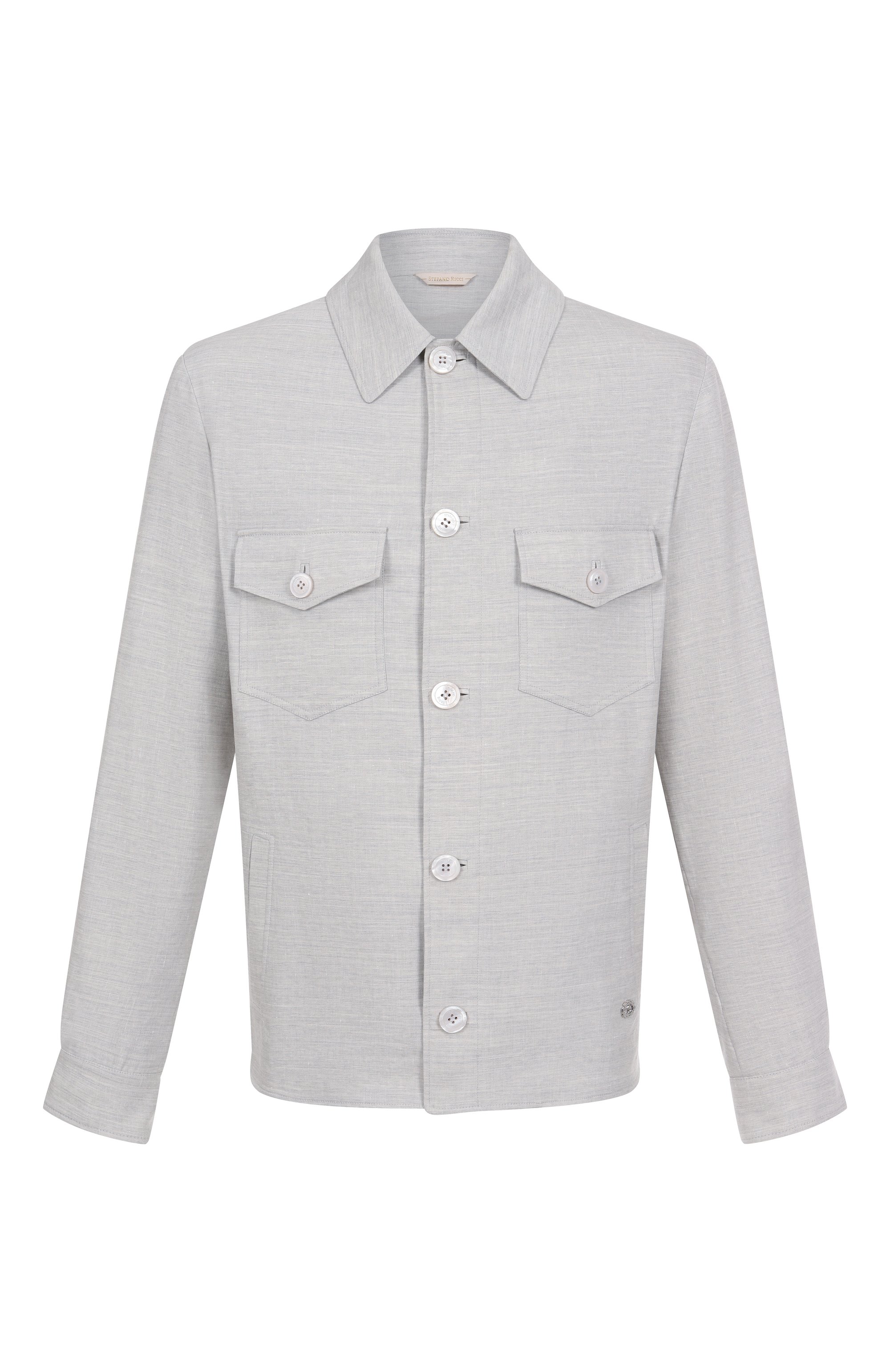 Куртка-рубашка изо льна и шерсти STEFANO RICCI, арт. M7J5100380/WL003L, фото 1