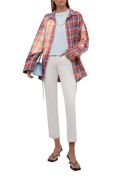 Хлопковая рубашка ACNE STUDIOS, арт. CB0063/W, фото 2